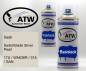Preview: Saab, Switchblade Silver Pearl, 17U / WA636R / 315 / GAN: 400ml Sprühdose + 400ml Klarlack - Set, von ATW Autoteile West.